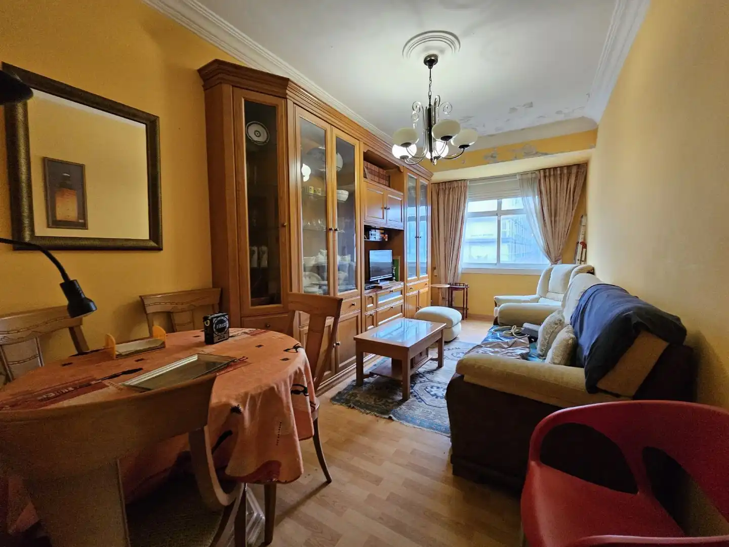 Sala de estar de Piso en venta en A Coruña Capital 