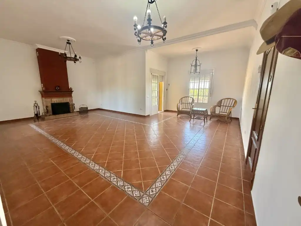Sala de estar de Casa o chalet en venta en Mairena del Alcor con Amueblado y Balcón
