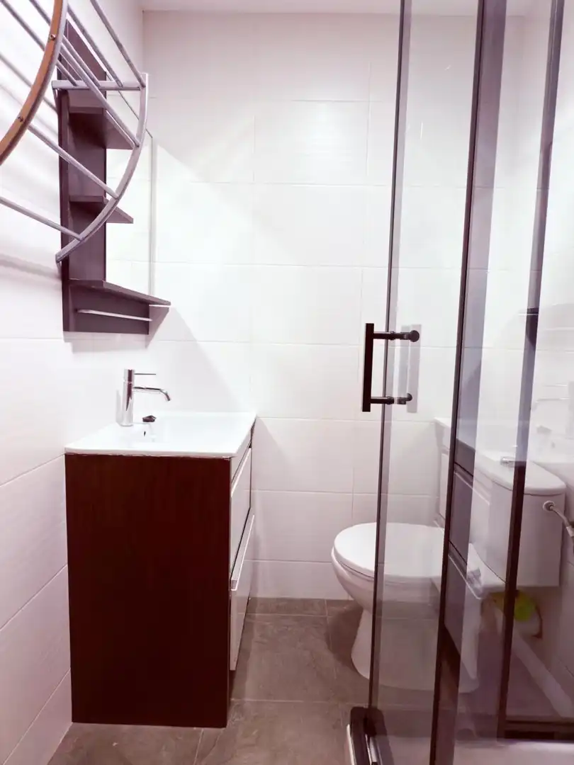 Baño de Piso de alquiler en Valencia con Aire acondicionado, Calefacción y Parquet