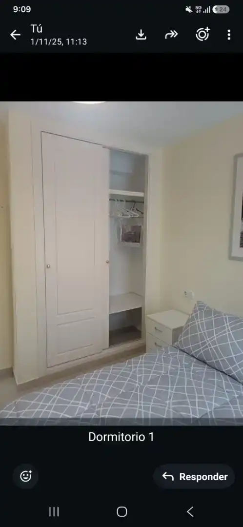 Schlafzimmer von Wohnung zur Miete in  Huelva Capital mit Klimaanlage und Balkon