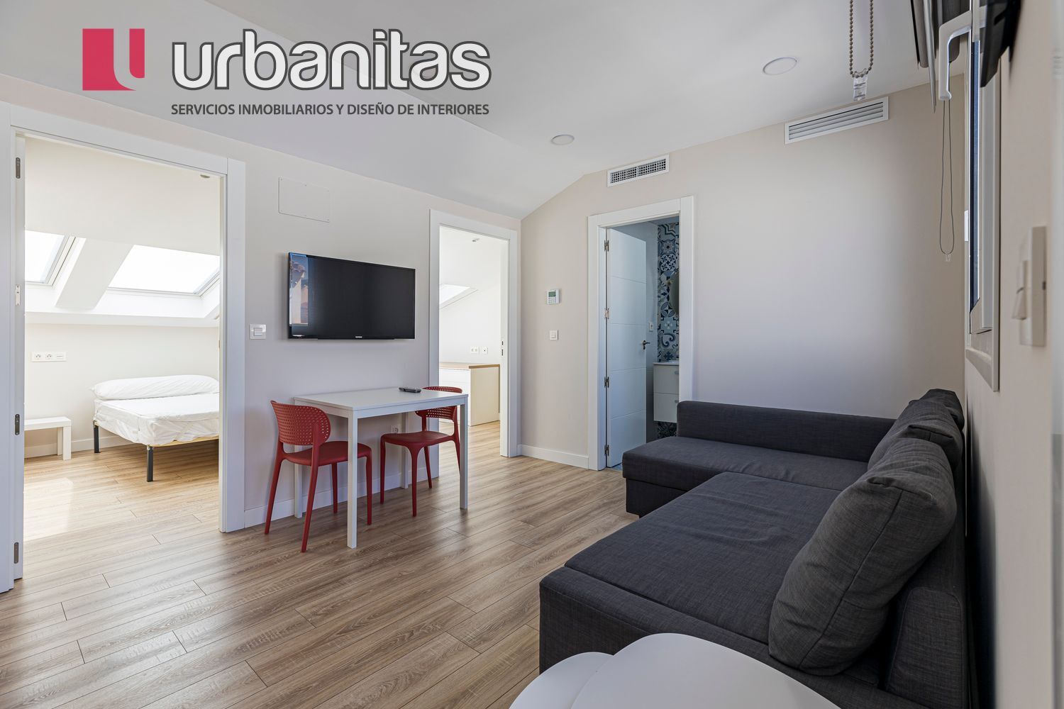 Living room of Flat to rent in  Murcia Capital  with Air Conditioner, Private garden and Terrace