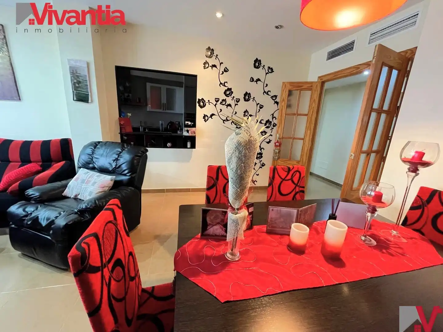 Sala d'estar de Pis en venda en Lorca amb Aire condicionat, Calefacció i Moblat