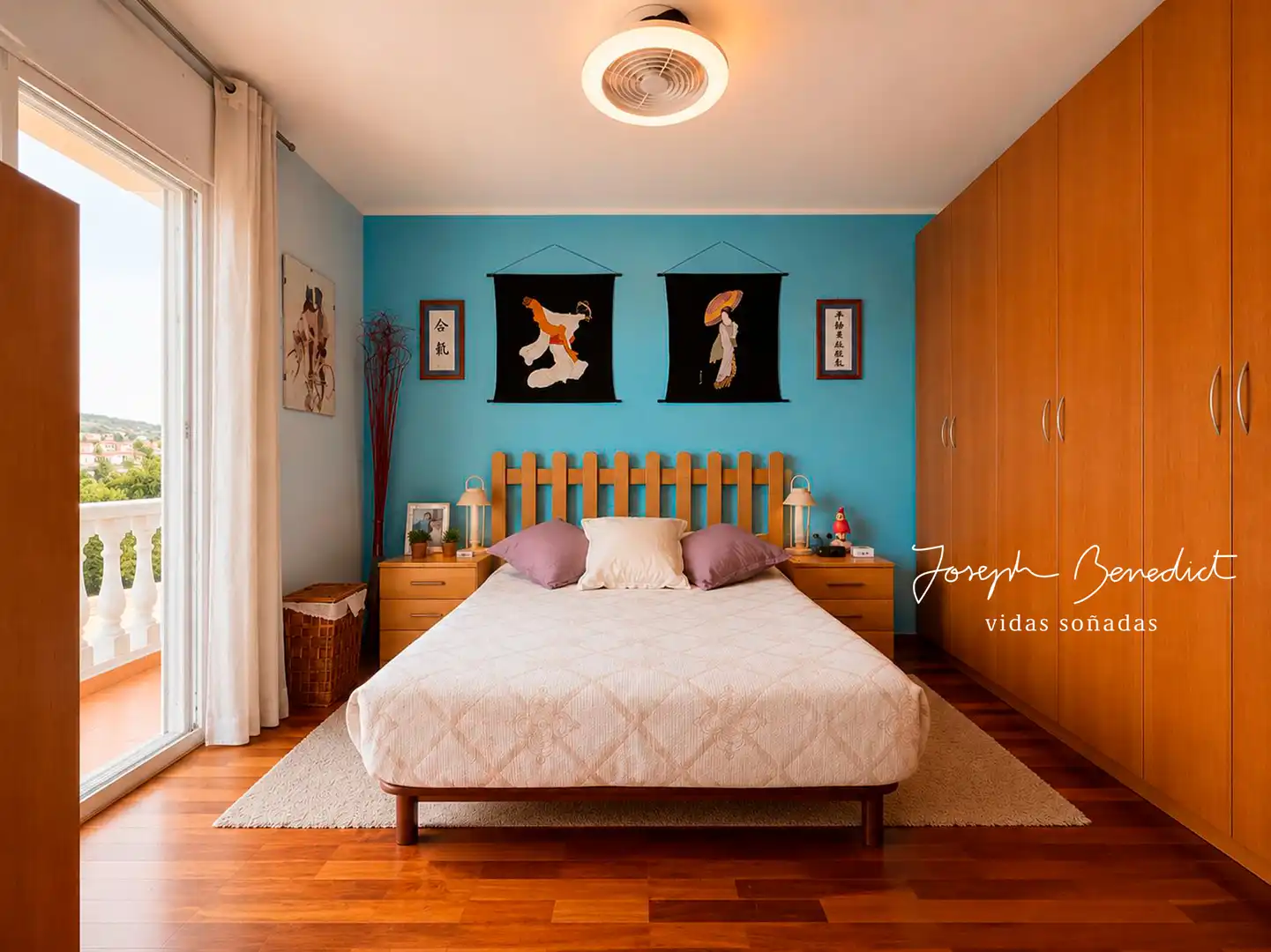Bedroom of Houses for sale in Castelldefels  with Air Conditioner, Heating and Private garden