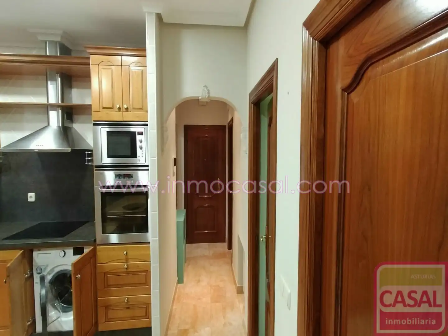 Kitchen of Flat for rent in Mieres (Asturias)  with Heating, Terrace and Storage room