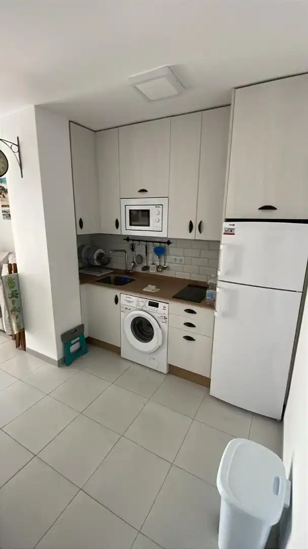 Cocina de Apartamento en venta en El Portil con Terraza, Amueblado y Piscina comunitaria