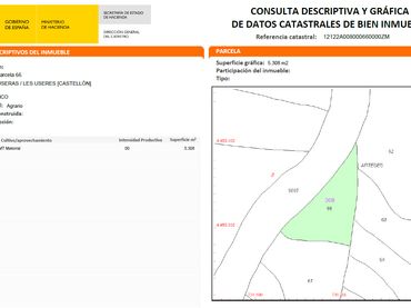 Terreno rustico in vendita a Useras /  Les Useres