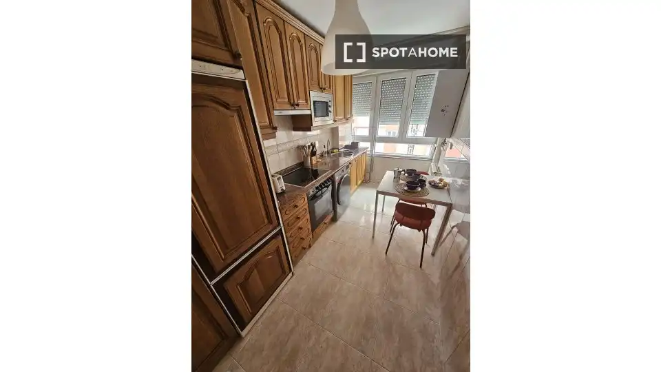 Kitchen of Apartments for share in Santander  with Air Conditioner, Heating and Terrace