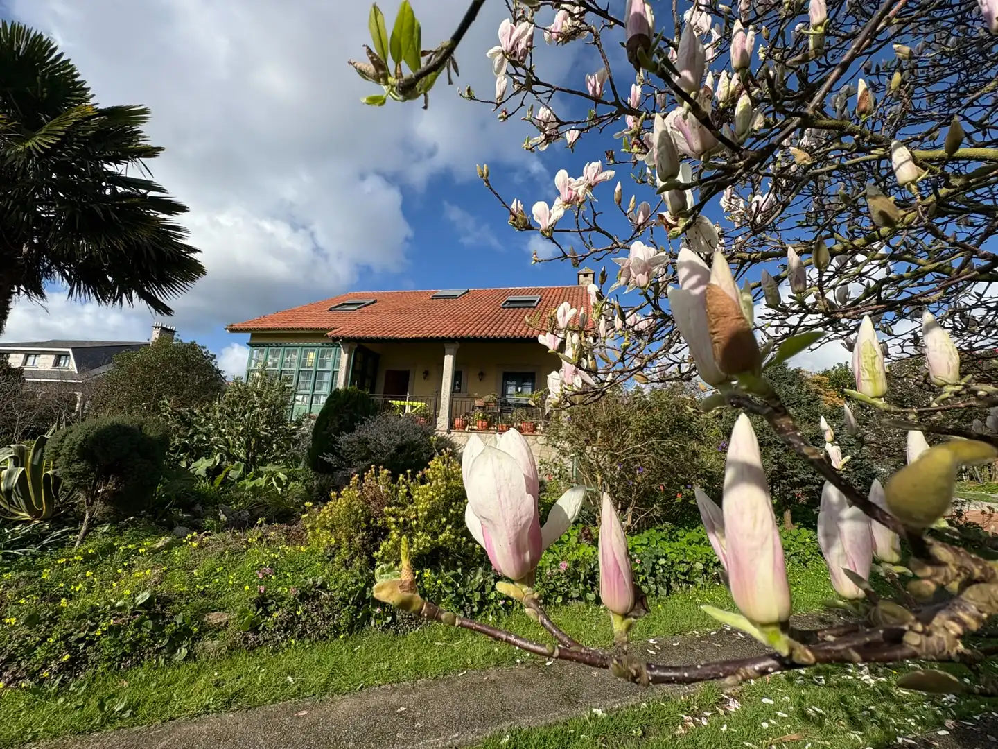Jardín de Casa o chalet en venta en Narón con Calefacción, Jardín privado y Parquet