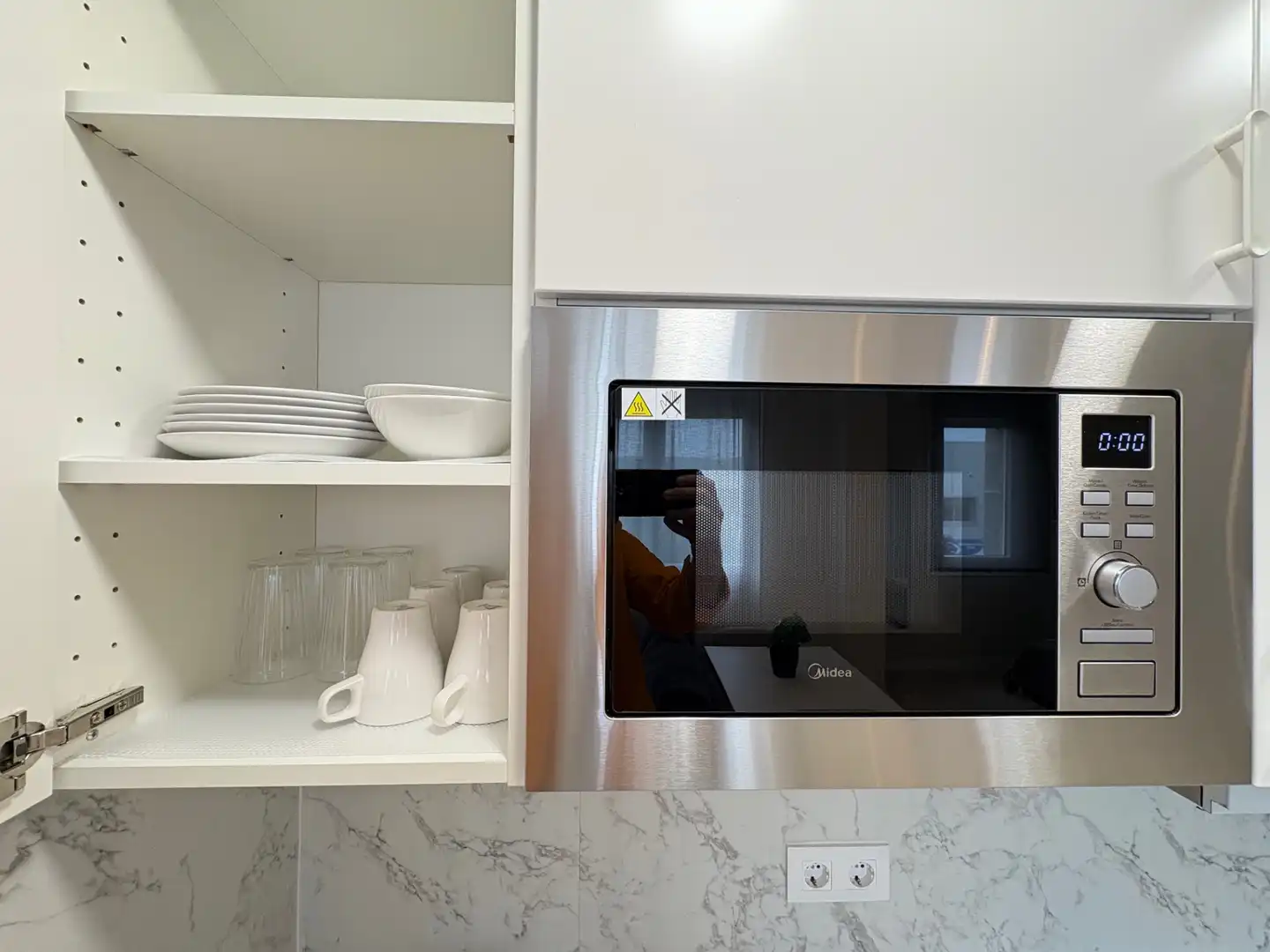 Cocina de Estudio de alquiler en Arnedo con Aire acondicionado, Calefacción y Amueblado
