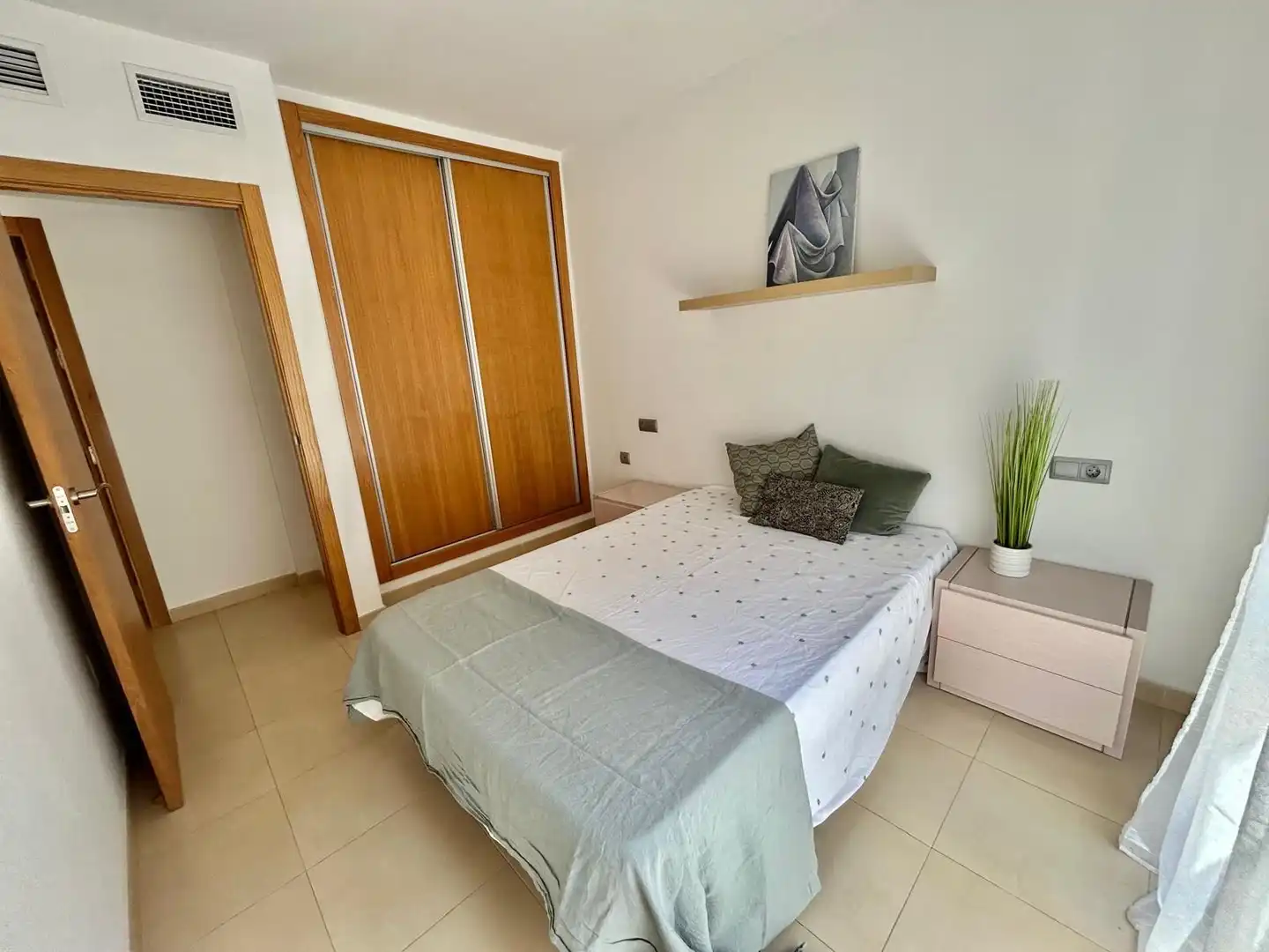 Bedroom of Flat for sale in Murcia  with Air Conditioner