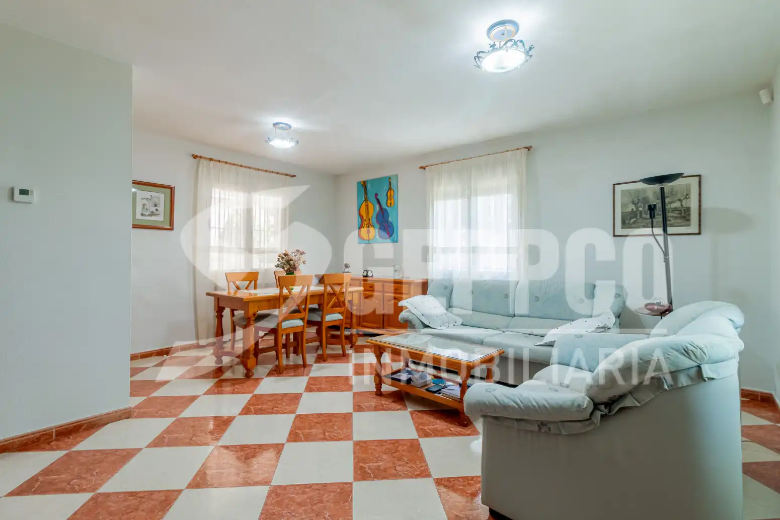 Living room of Houses for sale in Illana  with Heating, Private garden and Terrace