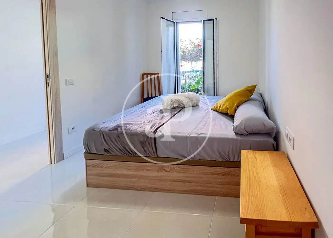 Bedroom of Houses for rent in Barcelona  with Air Conditioner, Heating and Terrace