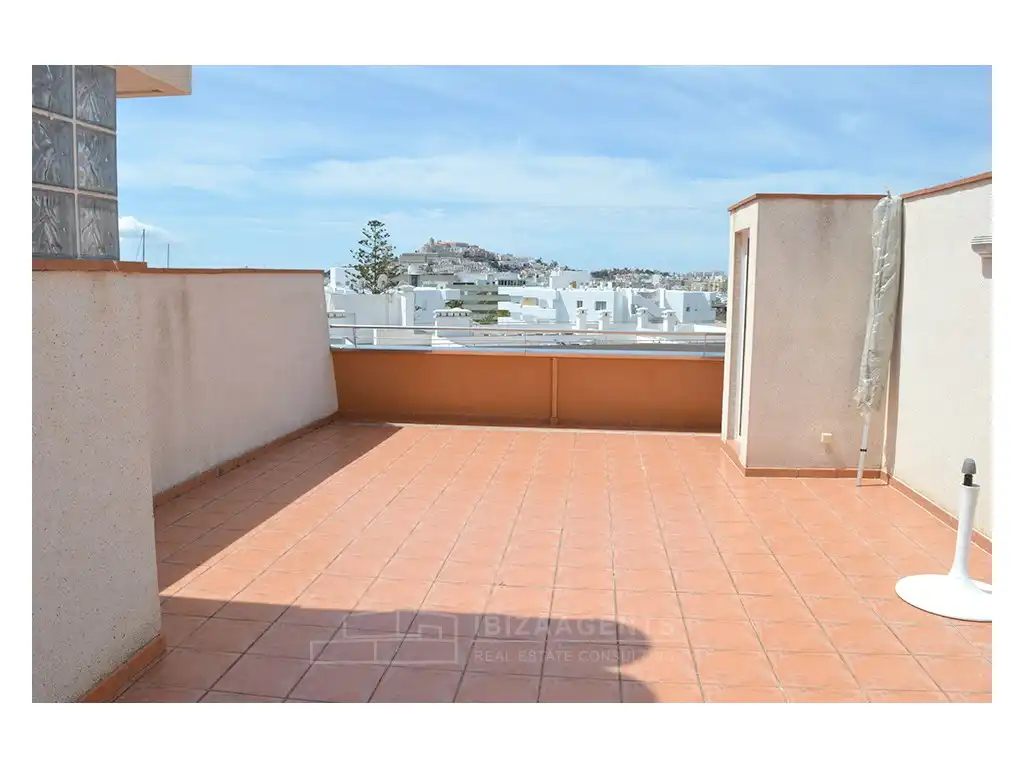 Terrace of Apartments for rent in Eivissa  with Air Conditioner, Terrace and Washing machine
