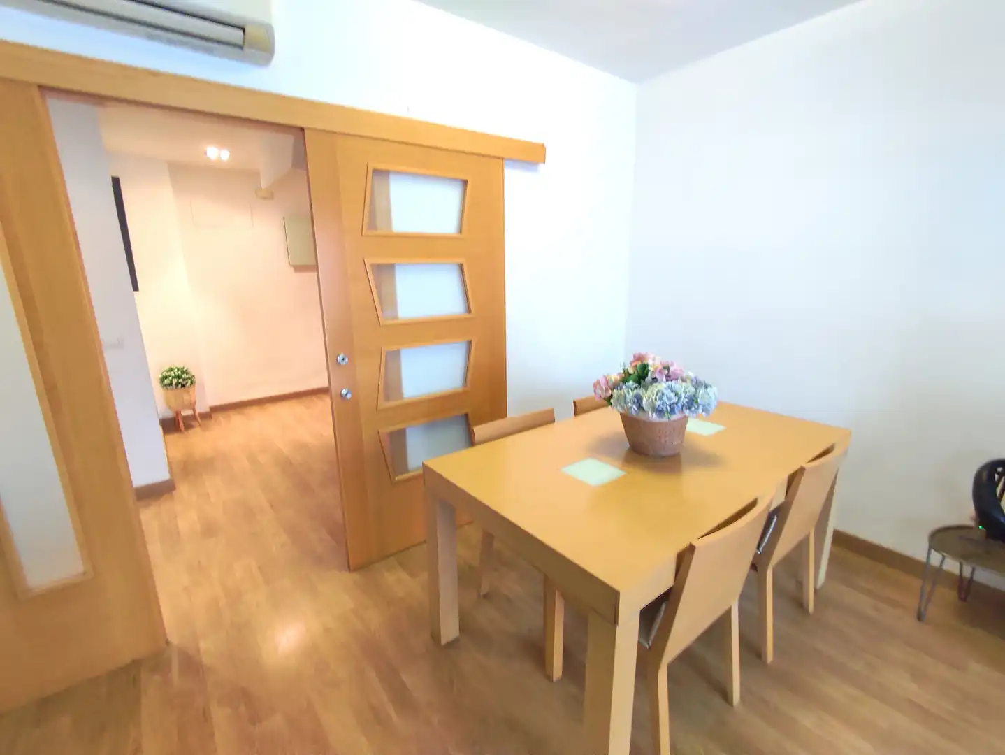 Dining room of Flat for sale in Puçol  with Air Conditioner, Parquet flooring and Terrace