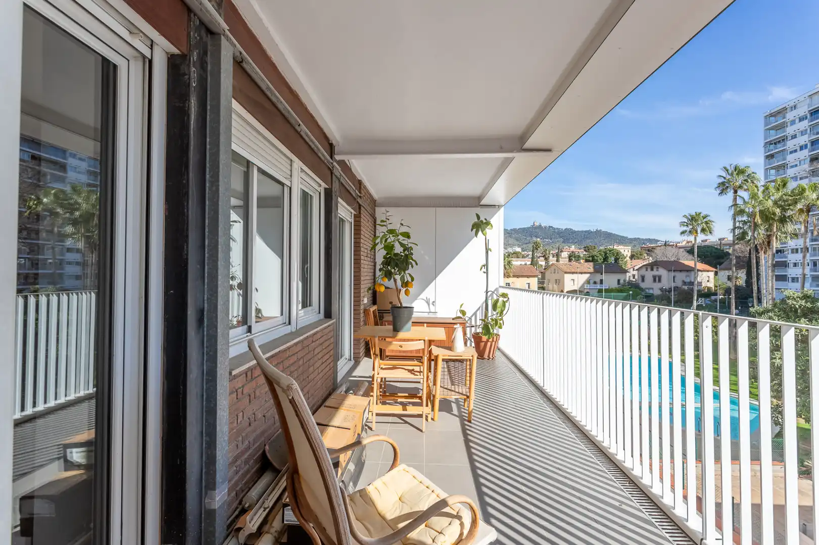 Terrasse von Wohnung zum Verkauf in Barcelona mit Klimaanlage, Heizung und Parkett