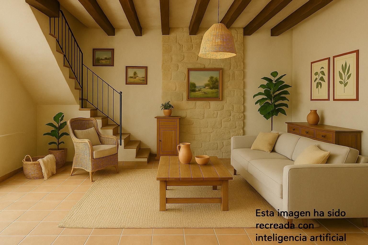 Sala d'estar de Finca rústica en venda en Puigpunyent amb Jardí privat i Terrassa