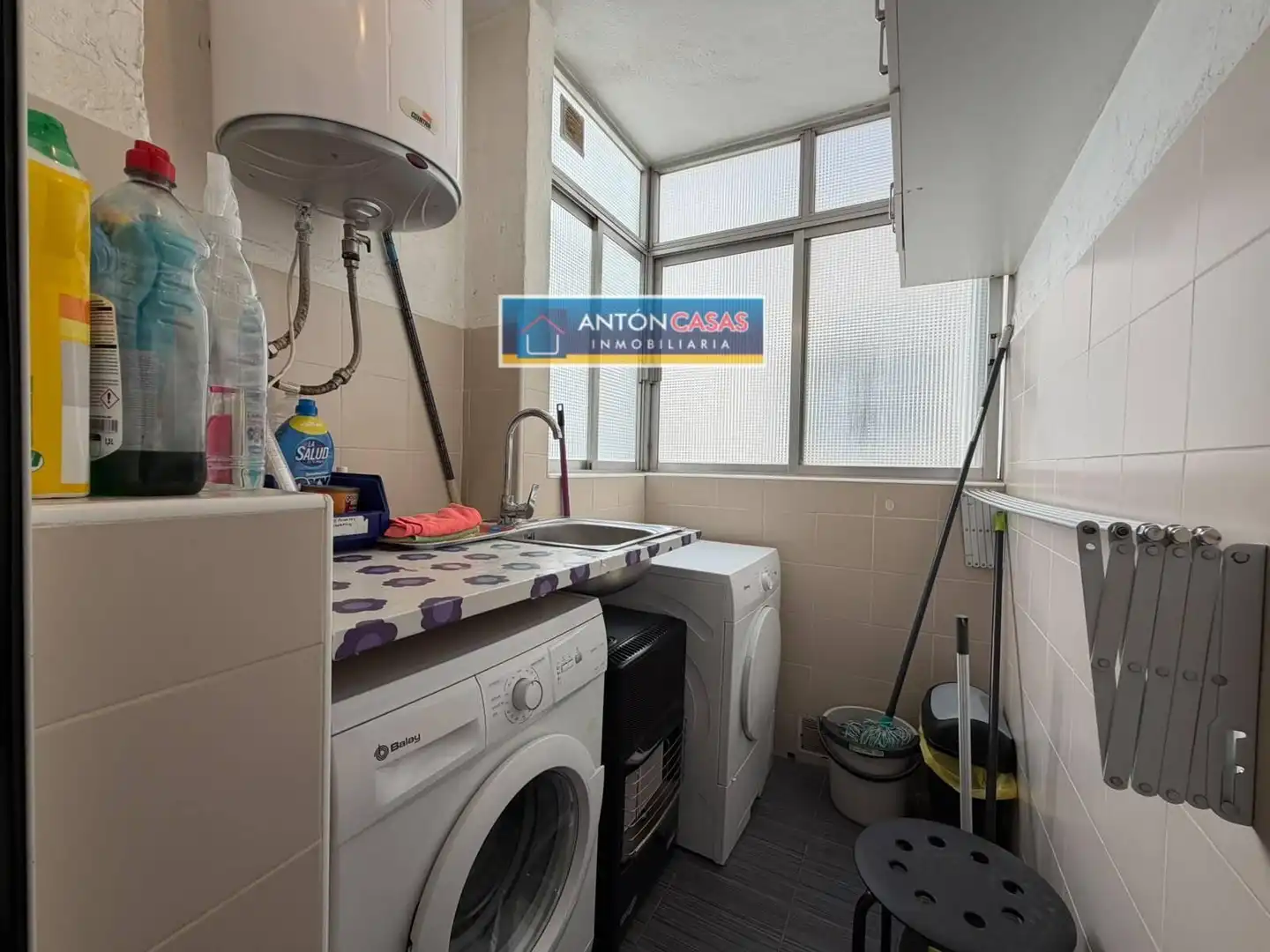 Kitchen of Flat for sale in Petrer  with Air Conditioner, Parquet flooring and Furnished