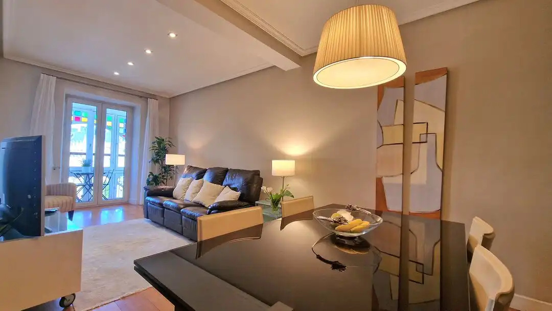 Wohnzimmer von Wohnung zum Verkauf in Donostia - San Sebastián  mit Heizung, Abstellraum und Balkon