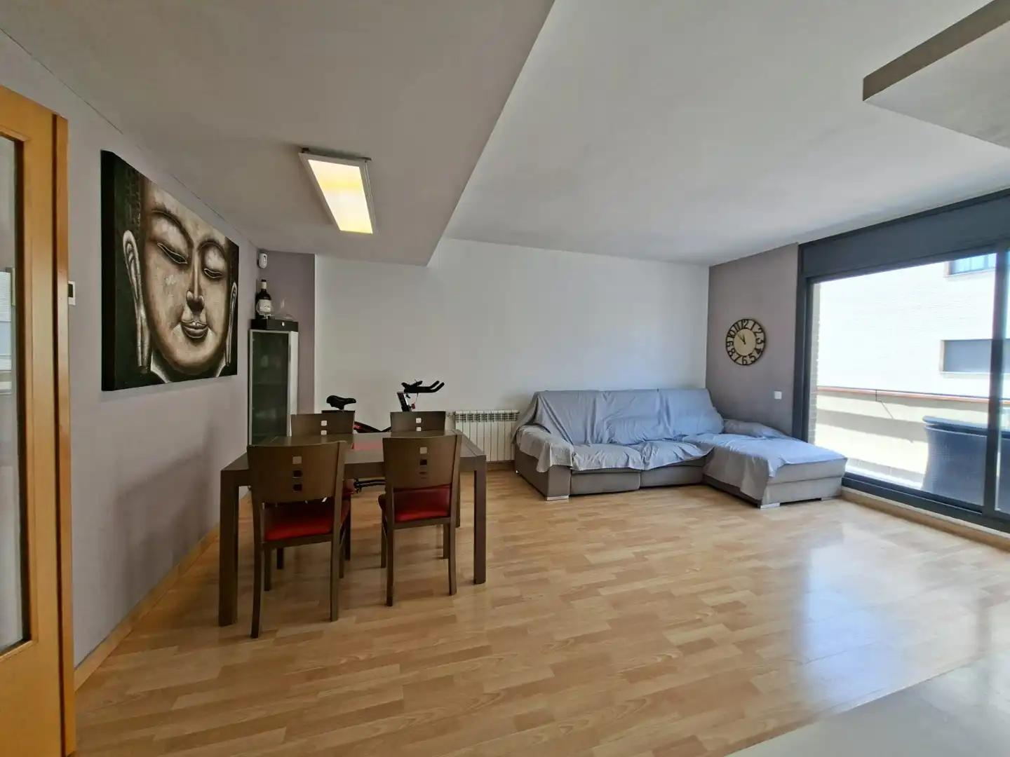 Sala de estar de Ático en venta en Badalona con Aire acondicionado, Calefacción y Trastero