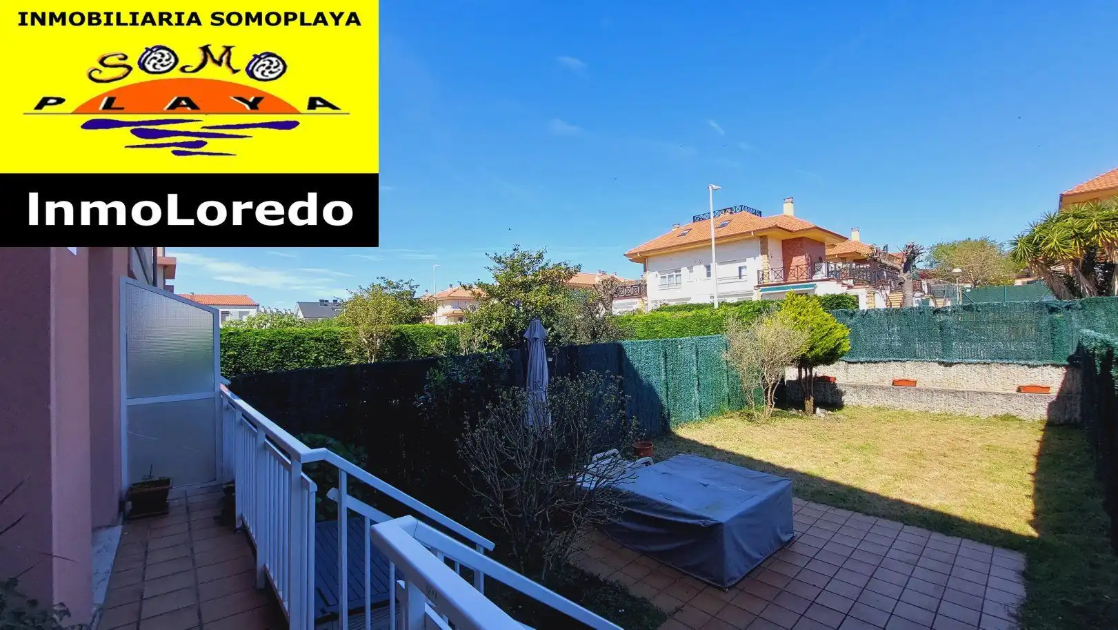 Terrasse von Wohnung zum Verkauf in Ribamontán al Mar mit Heizung, Privatgarten und Terrasse