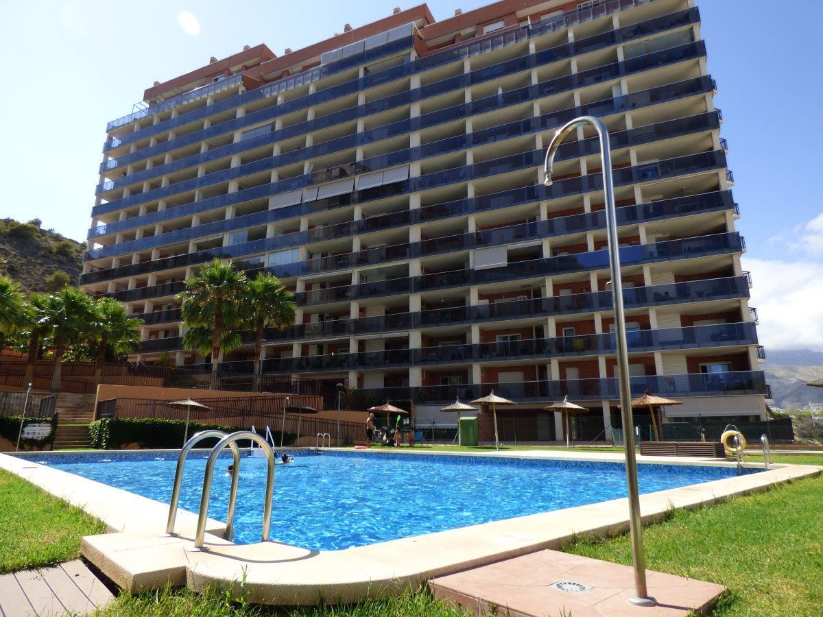 Swimming pool of Flat for sale in Villajoyosa / La Vila Joiosa  with Air Conditioner and Storage room