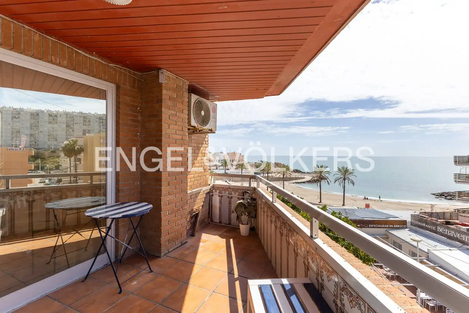 Terraza de Piso de alquiler en Cullera con Aire acondicionado, Calefacción y Terraza