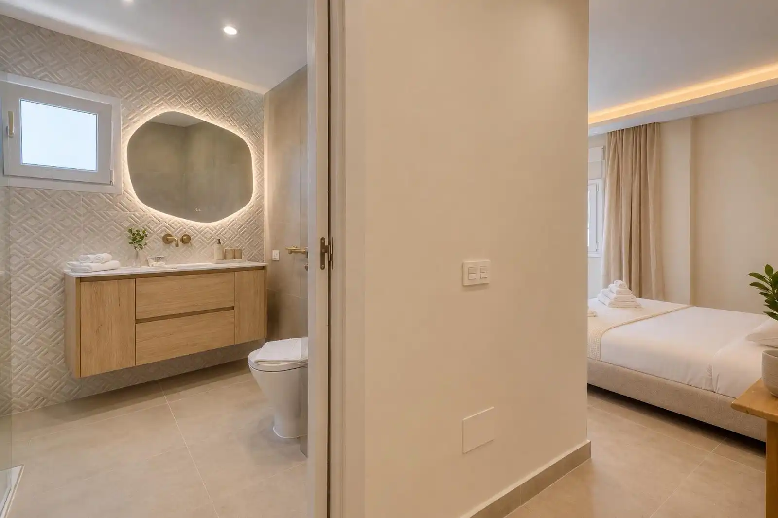 Bany de Apartament de lloguer en Marbella amb Aire condicionat, Terrassa i Traster