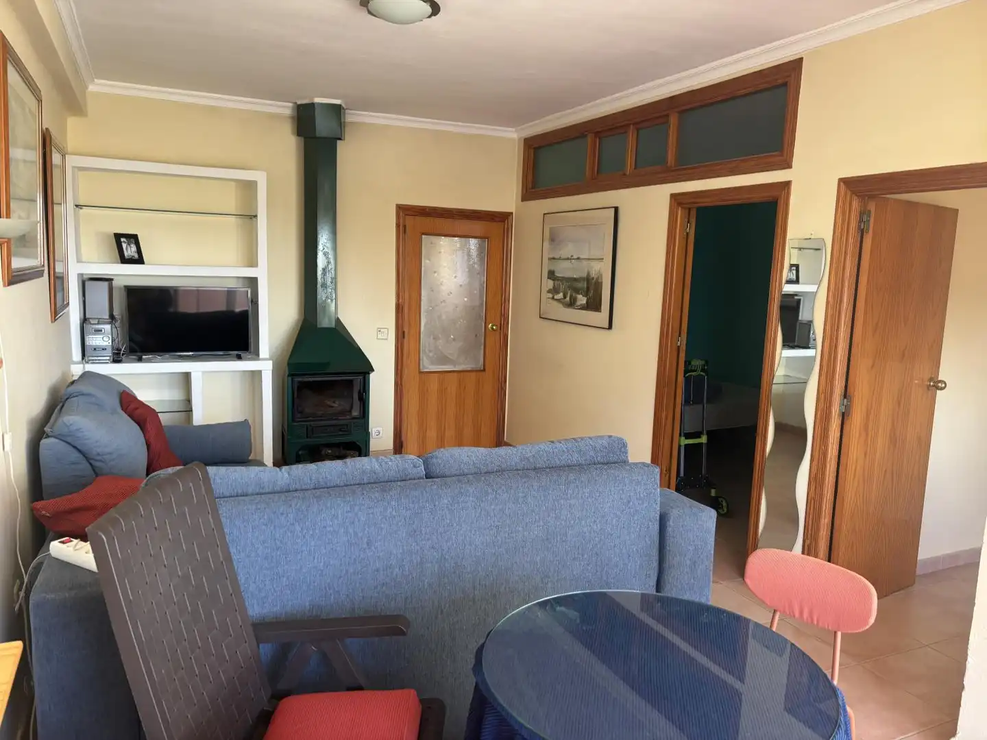 Sala de estar de Piso en venta en El Portil con Terraza y Piscina