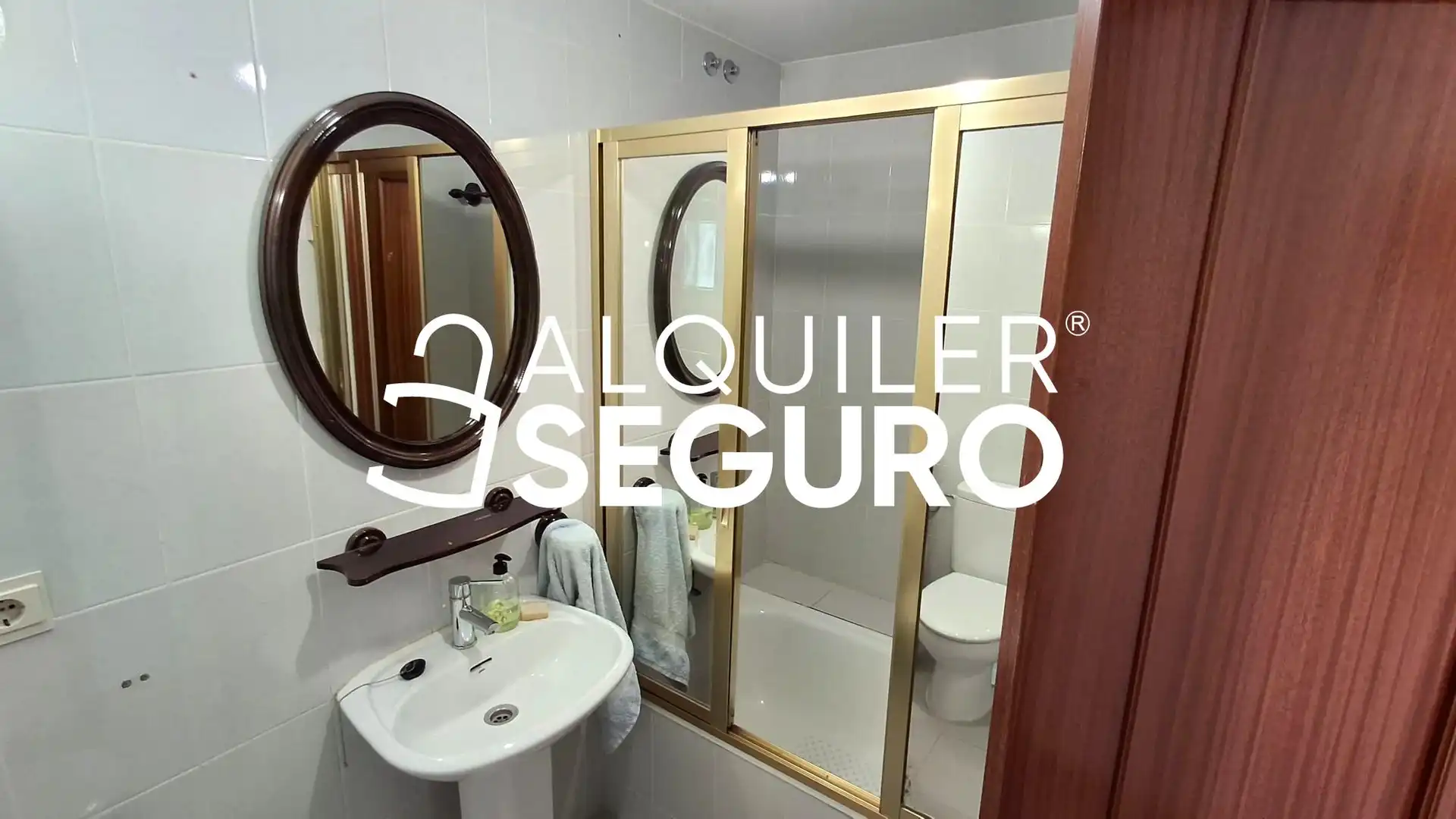 Bany de Pis de lloguer en Ávila amb Calefacció, Terrassa i Moblat