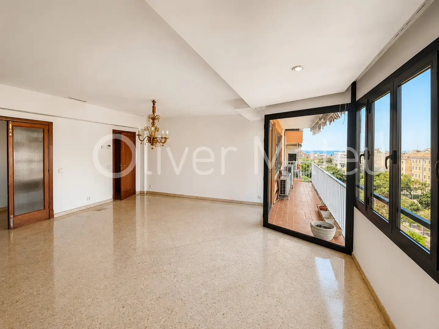 Sala de estar de Piso en venta en  Palma de Mallorca con Aire acondicionado y Balcón