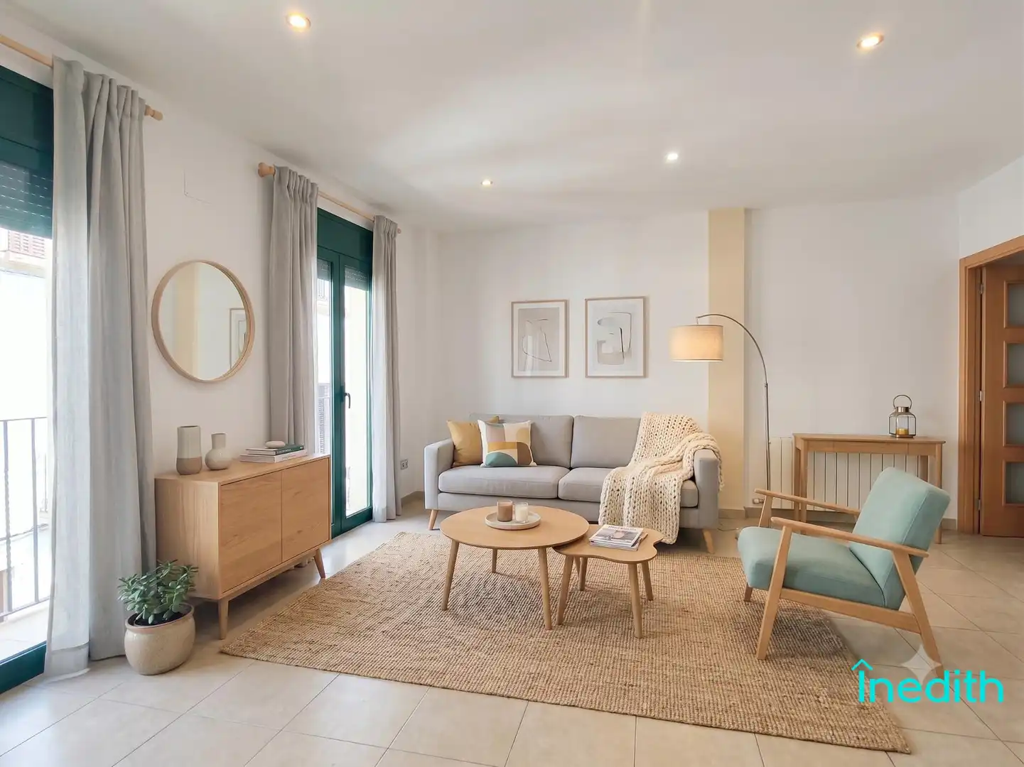 Sala d'estar de Pis en venda en Sitges amb Aire condicionat, Calefacció i Balcó