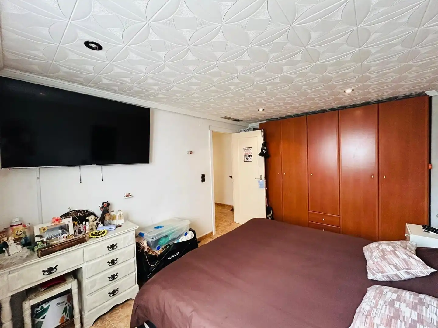 Bedroom of Flat for sale in Benidorm  with Air Conditioner