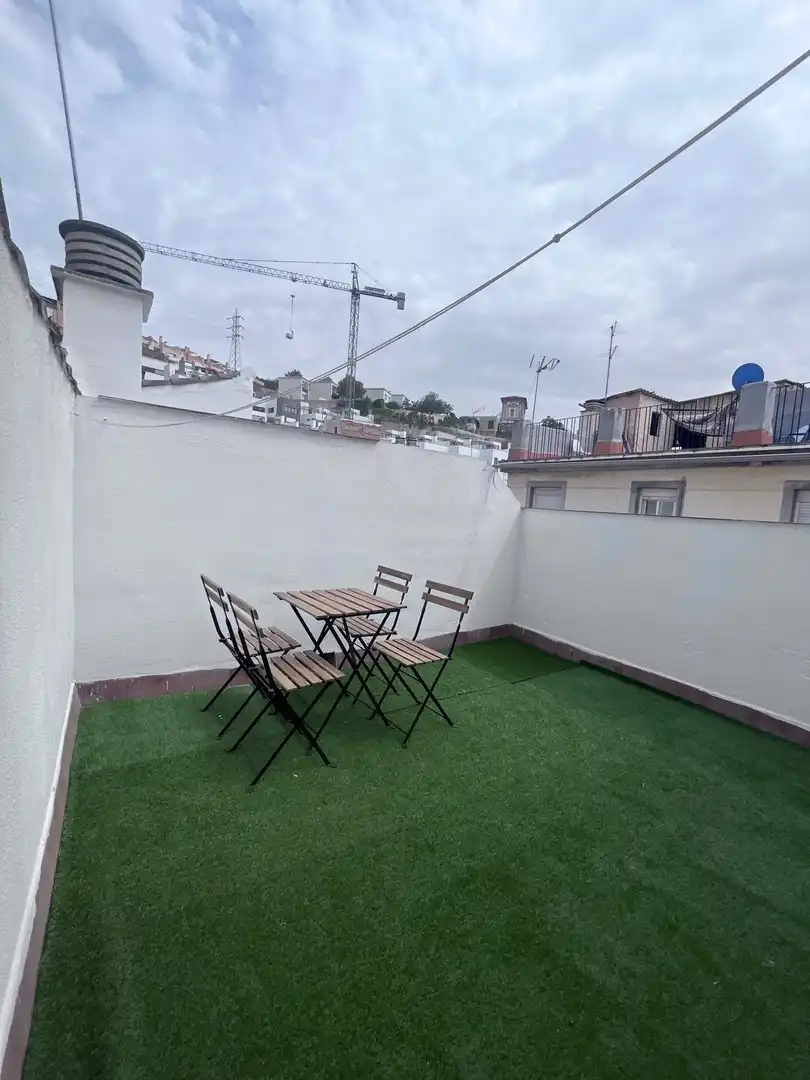 Terraza de Dúplex de alquiler en Granada con Amueblado