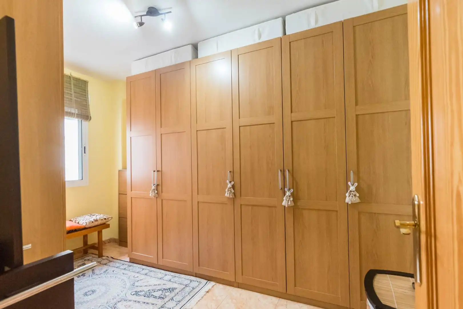 Schlafzimmer von Einfamilien-Reihenhaus zum Verkauf in Murcia mit Klimaanlage, Privatgarten und Terrasse