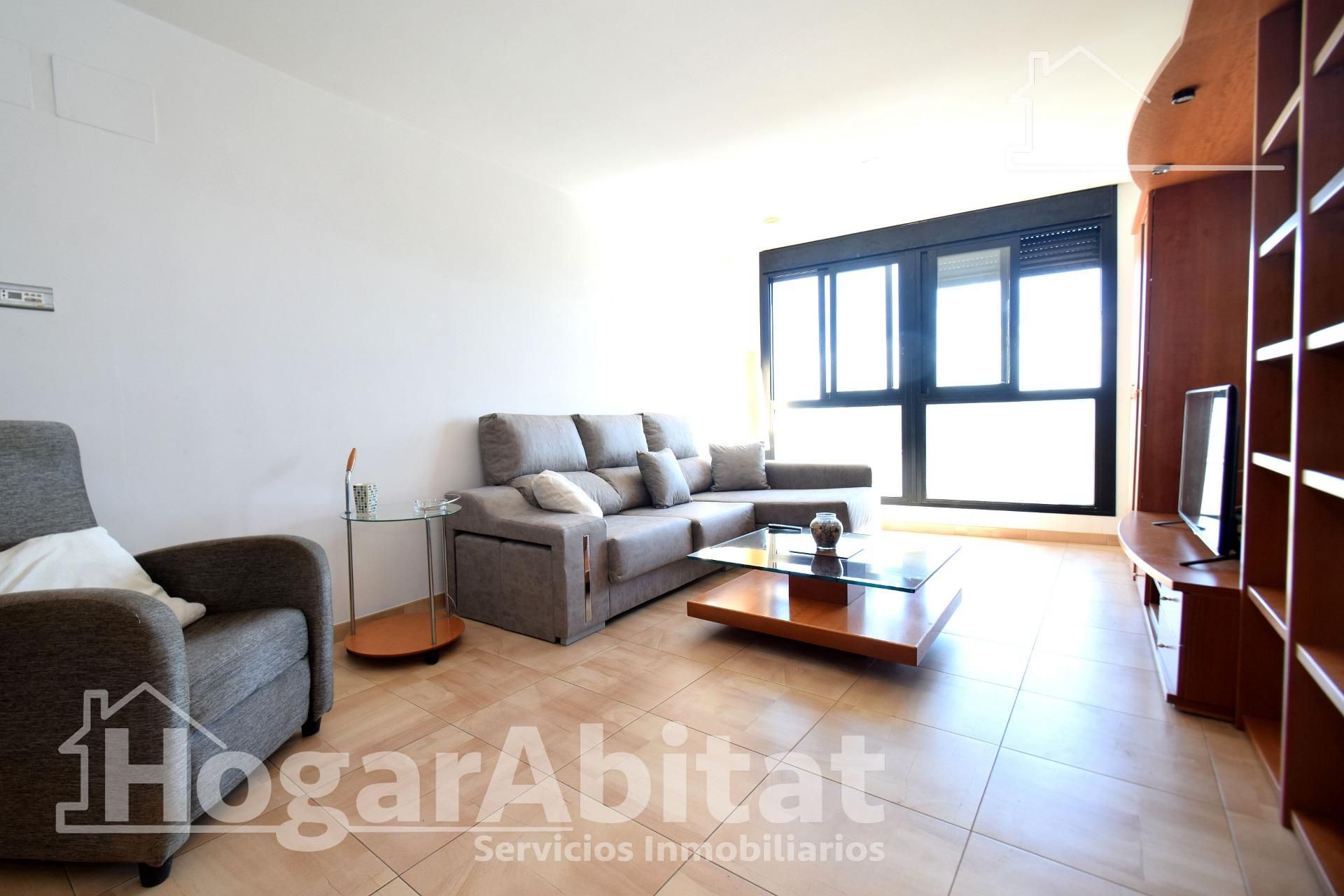 Living room of Flat for sale in Castellón de la Plana / Castelló de la Plana  with Air Conditioner, Heating and Balcony