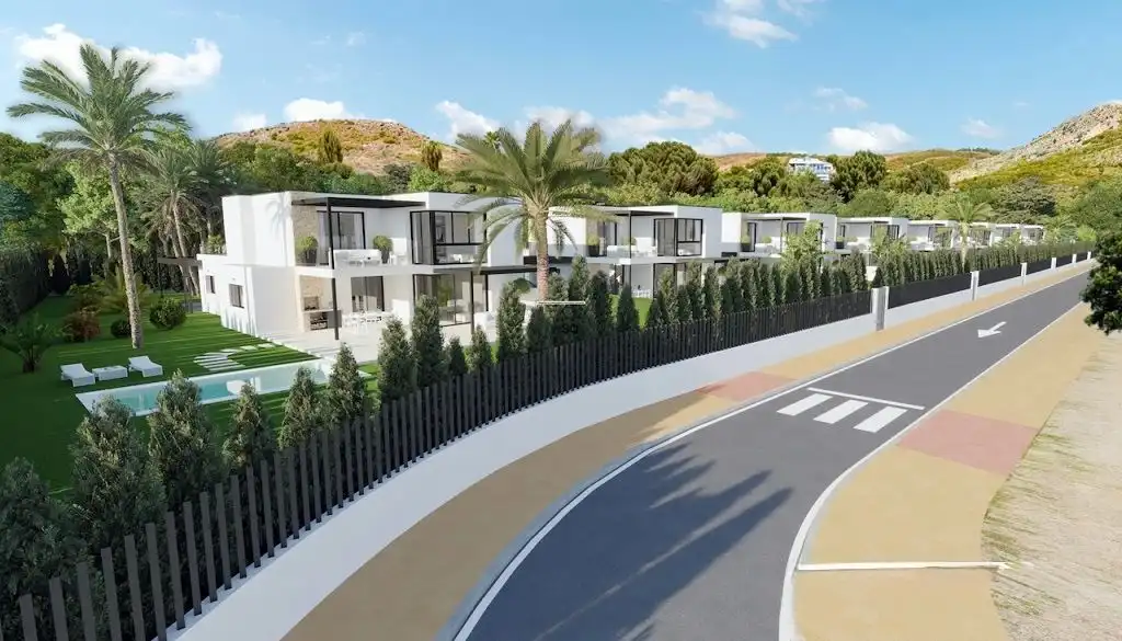 Vista exterior de Casa o xalet en venda en La Nucia amb Aire condicionat, Calefacció i Terrassa