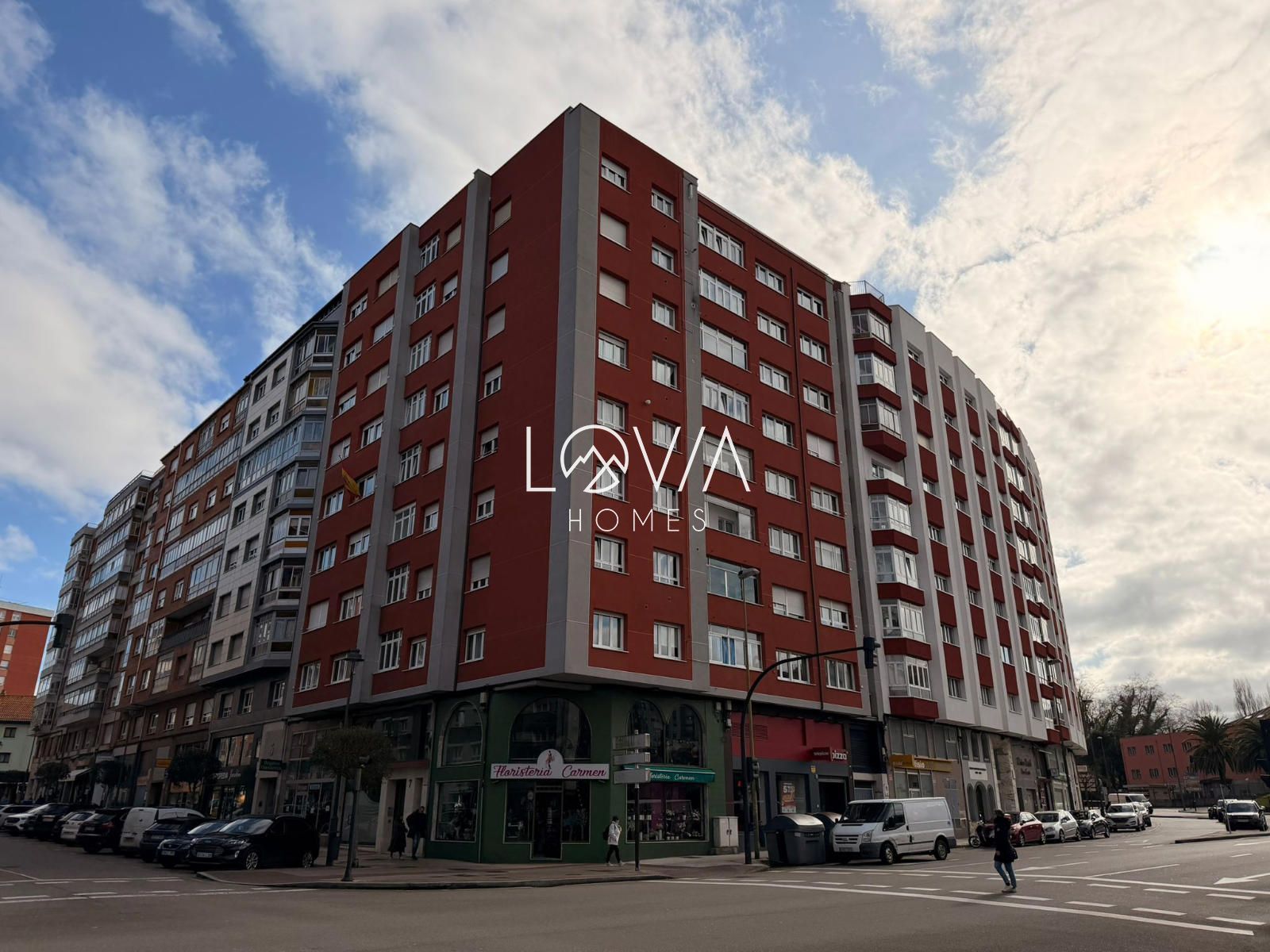 Vista exterior de Piso en venta en Avilés