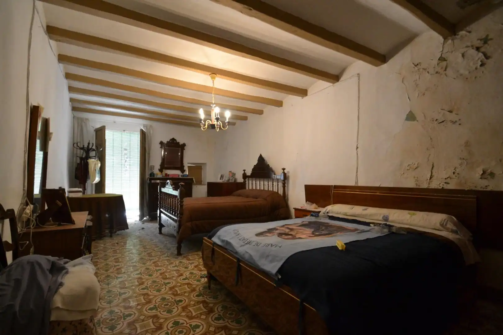 Schlafzimmer von Einfamilien-Reihenhaus zum Verkauf in Ulldecona mit Terrasse, Abstellraum und Balkon