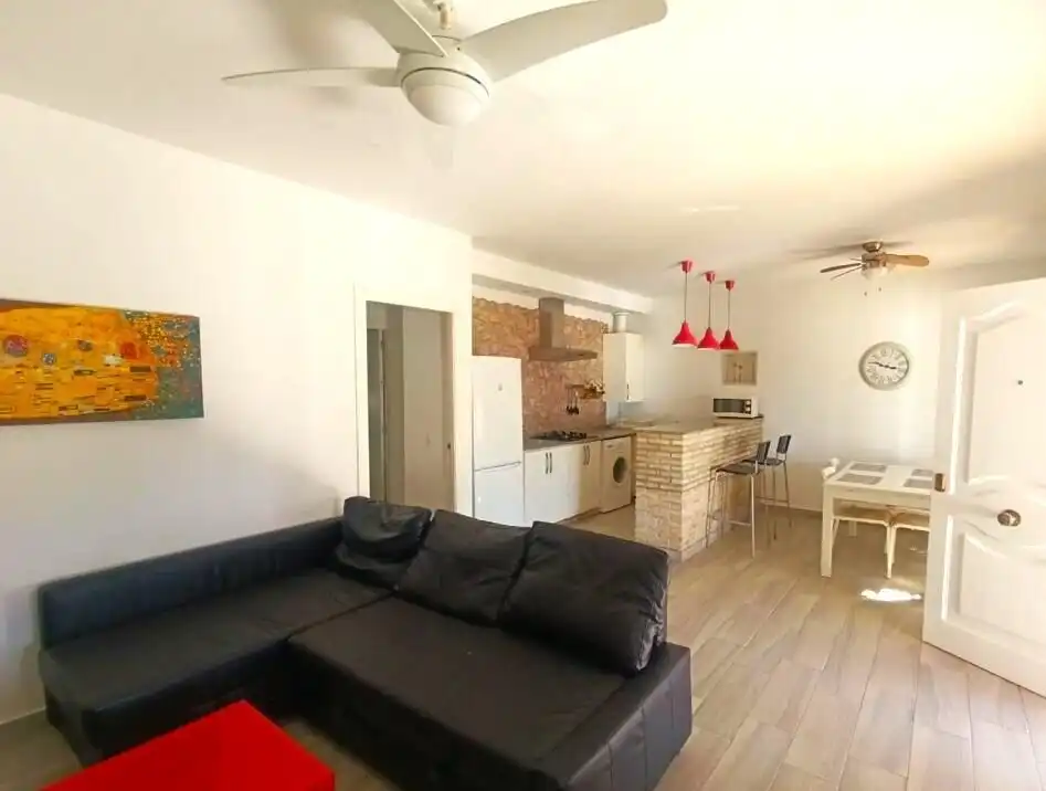 Living room of Houses for sale in Barbate  with Private garden and Furnished