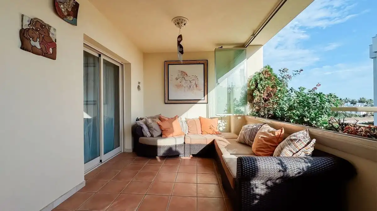 Terrasse von Wohnungen zur Miete in Mijas mit Klimaanlage, Heizung und Terrasse
