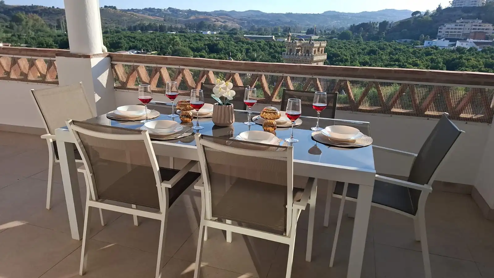 Terrassa de Àtic de lloguer en Mijas amb Aire condicionat, Calefacció i Terrassa