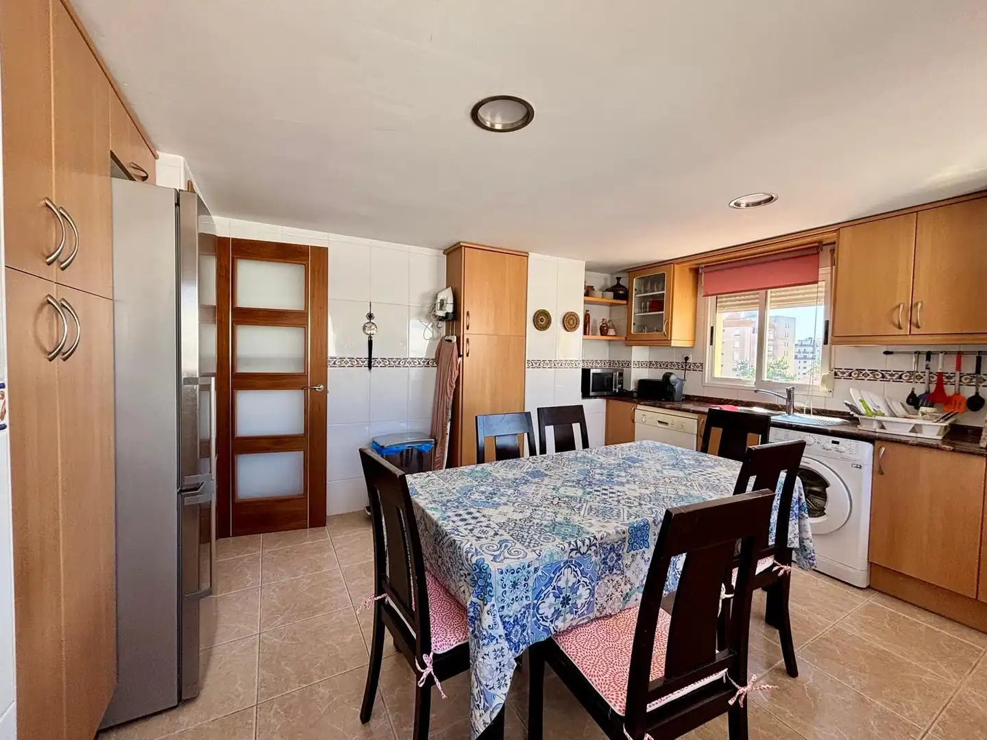 Cuina de Apartament en venda en Gandia amb Aire condicionat, Jardí privat i Terrassa