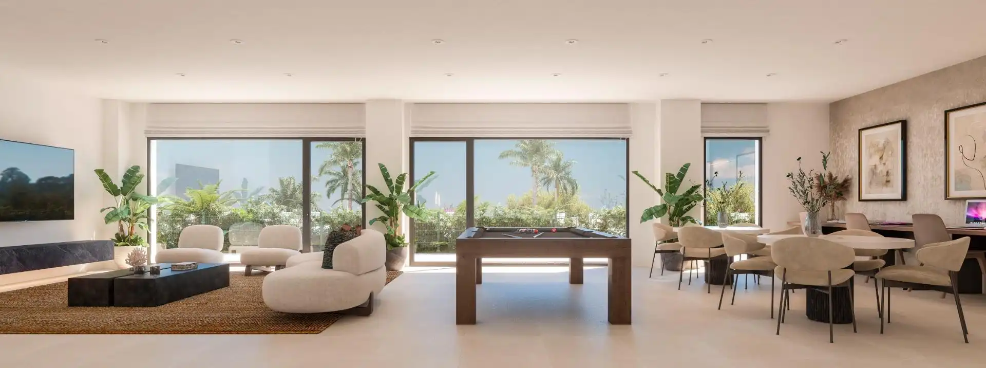 Sala de estar de Planta baja en venta en Manilva con Aire acondicionado, Terraza y Trastero