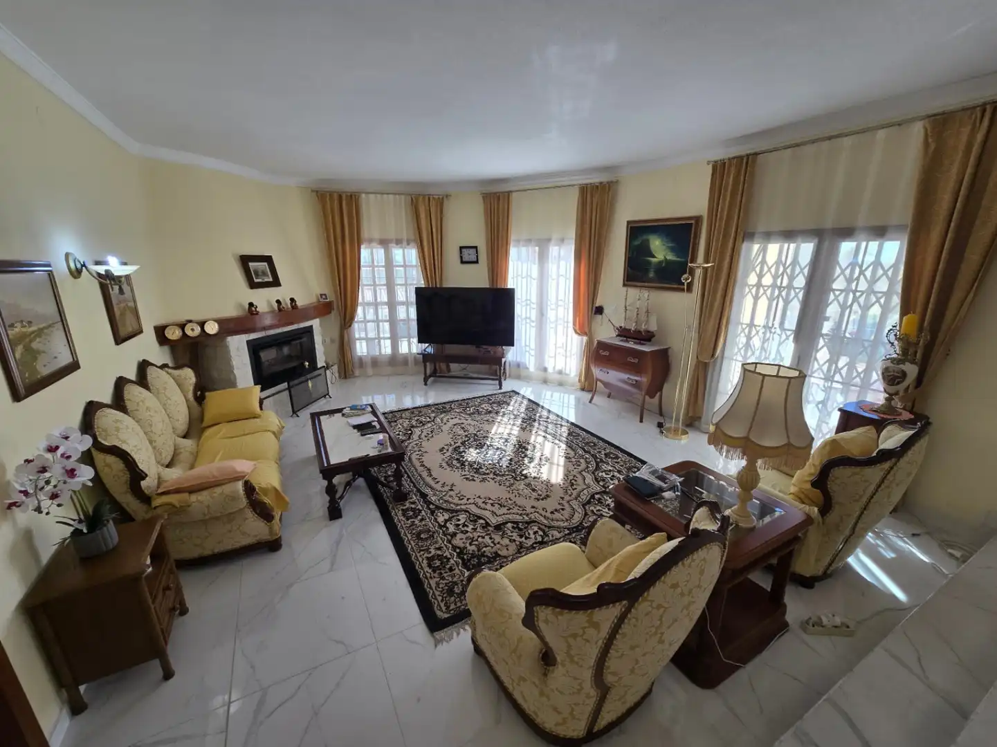 Sala d'estar de Casa o xalet en venda en Calpe / Calp