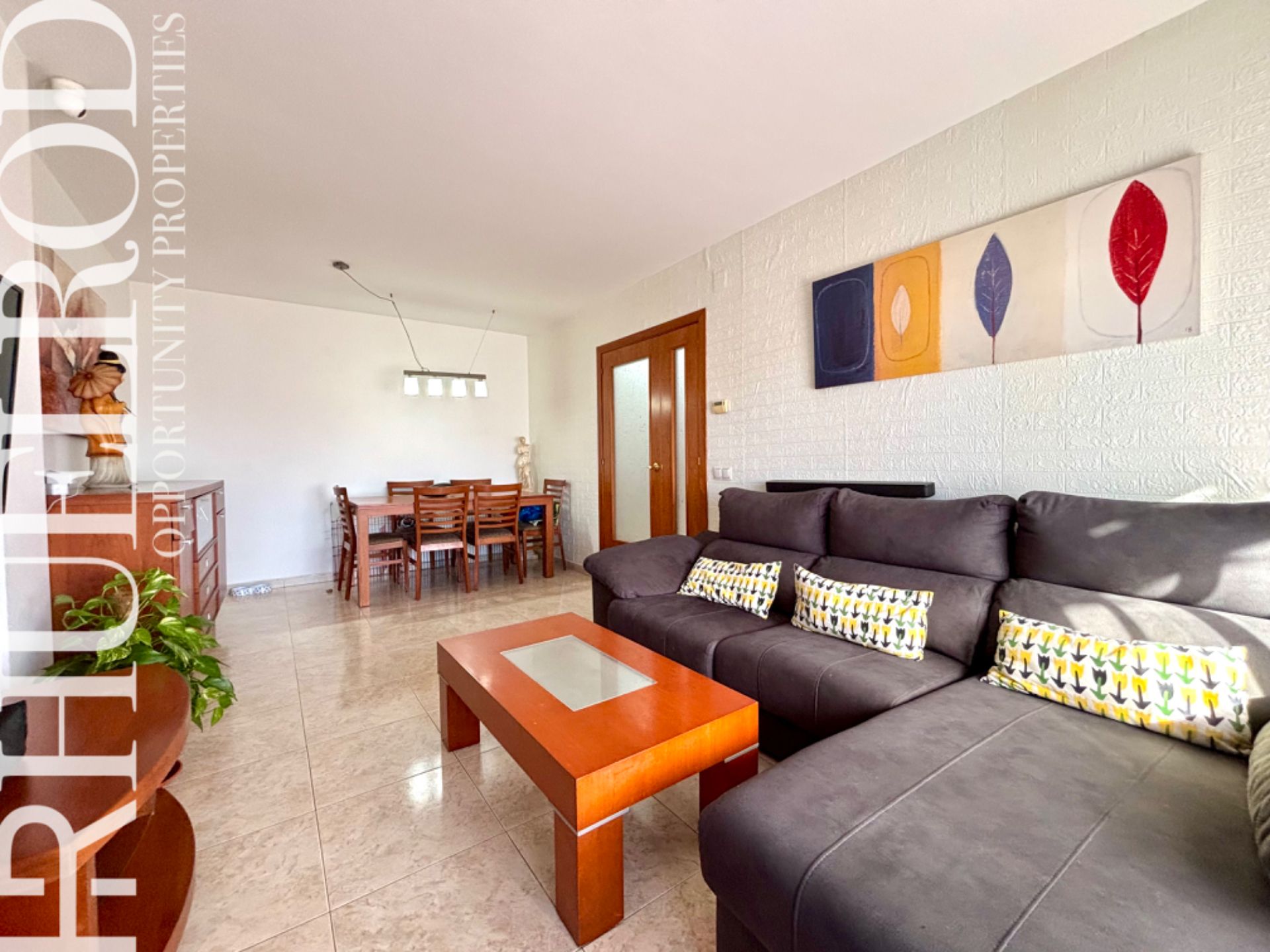 Wohnzimmer von Wohnung zum verkauf in Montornès del Vallès mit Klimaanlage, Heizung und Parkett