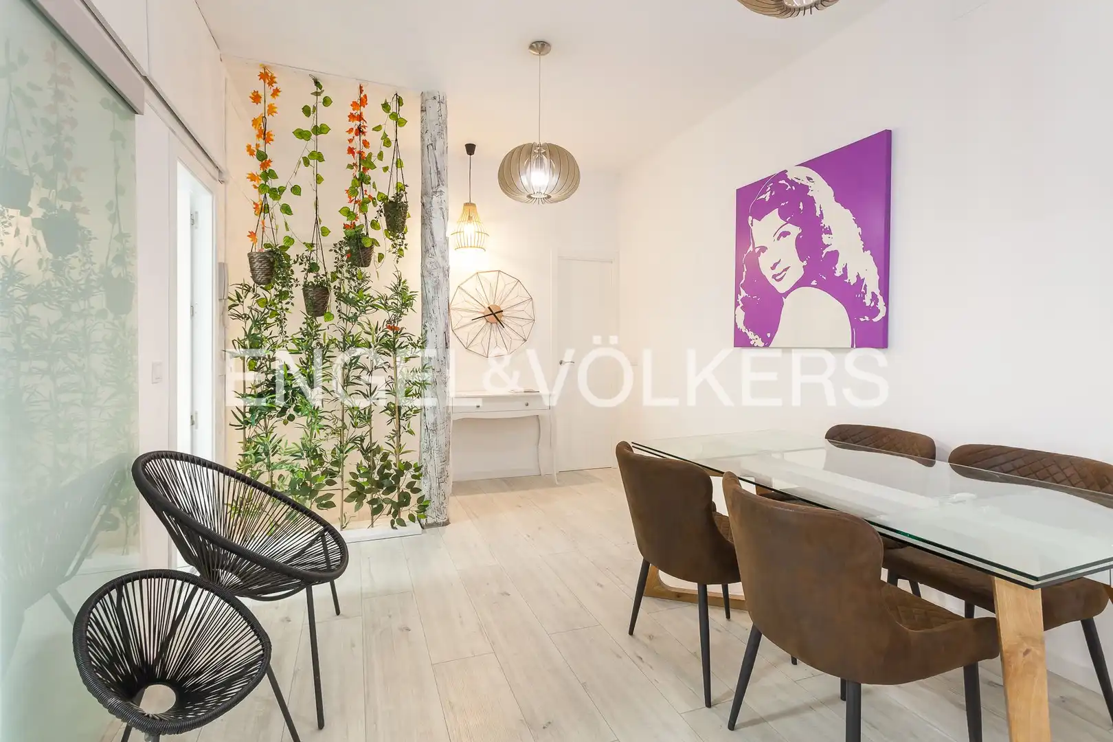 Dining room of Flat for rent in Madrid  with Air Conditioner, Heating and Balcony