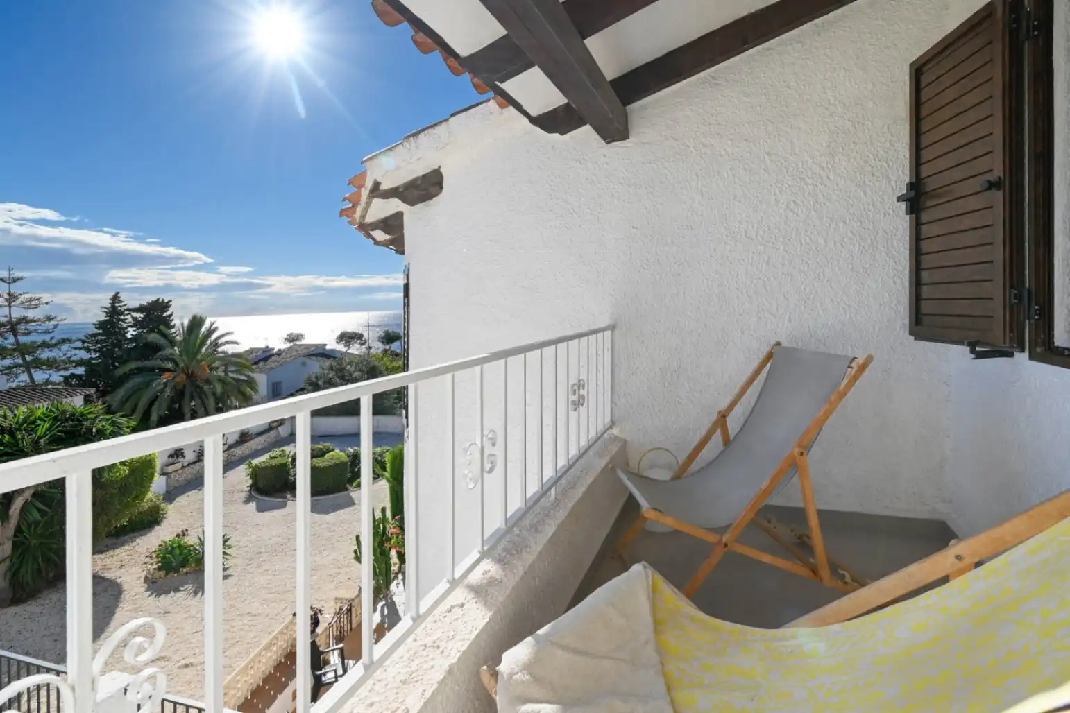 Terraza de Finca rústica de alquiler en Moraira con Aire acondicionado, Calefacción y Terraza