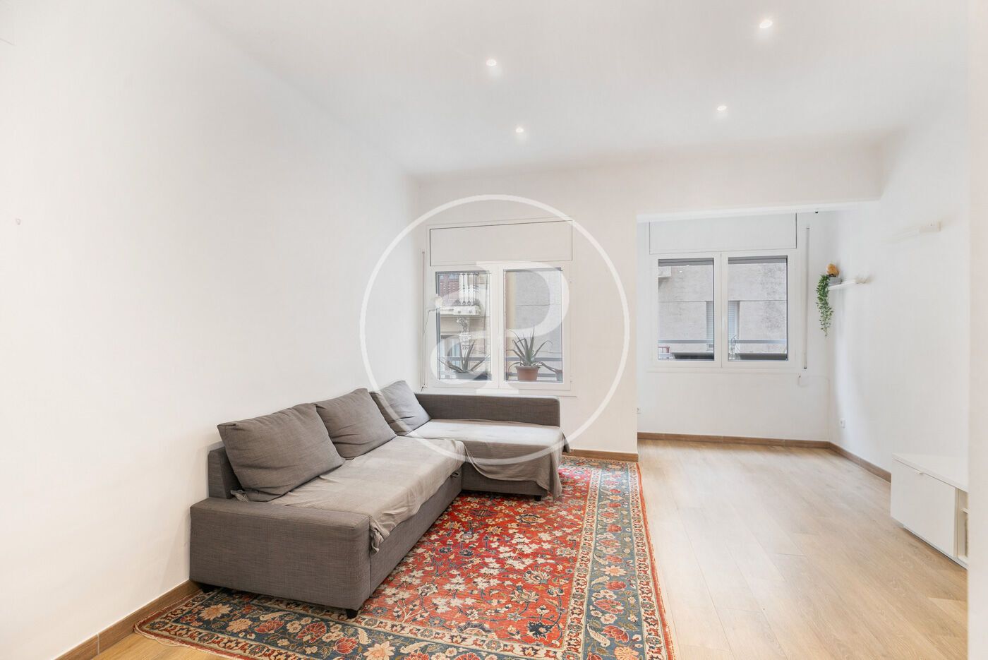Living room of Flat to rent in  Barcelona Capital  with Air Conditioner, Heating and Furnished