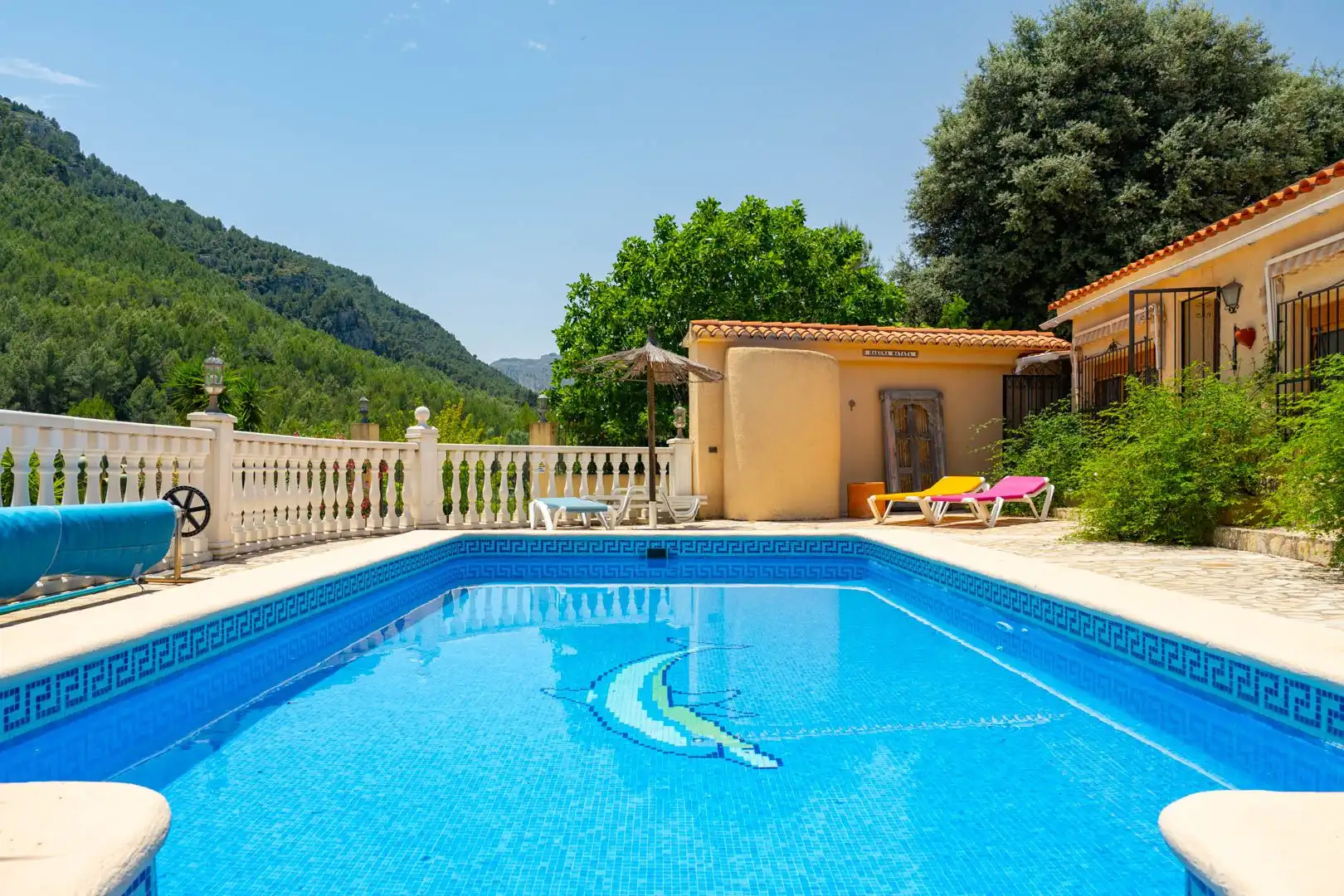 Piscina de Casa o chalet en venta en Castell de Castells con Aire acondicionado, Calefacción y Jardín privado