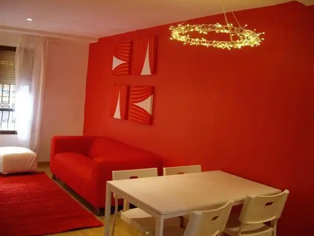 Wohnzimmer von Wohnung zur Miete in Valencia mit Klimaanlage